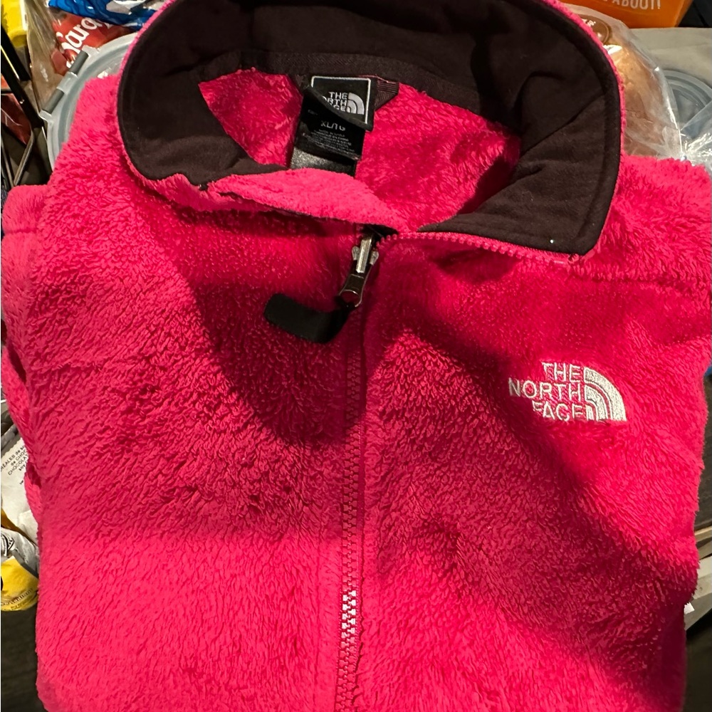 The North Face Kids Bright Pink Fleece Jacket